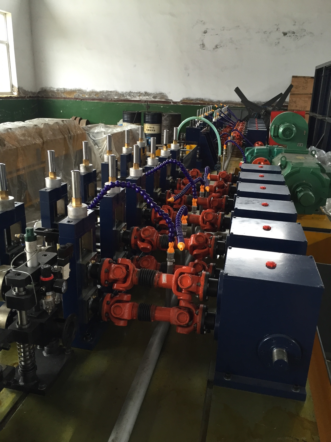 Square Round Welded Pipe Mill Machine