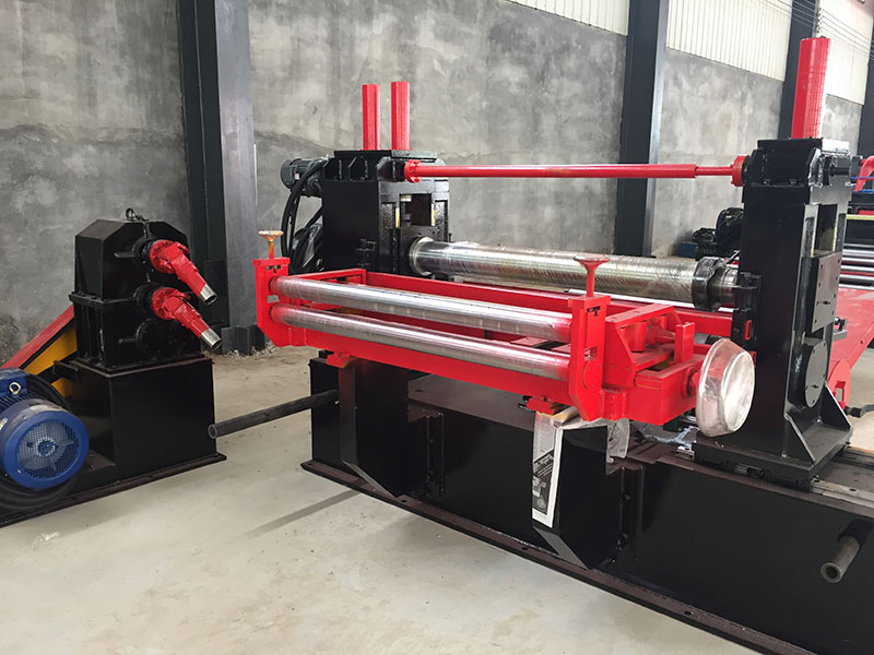 Combined Slitting And Cutting To Length Machine