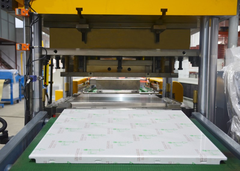 steel aluminum ceiling tile panel machine