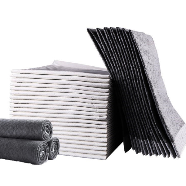 Disposable charcoal puppy dog pads