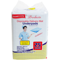 Blue hospital underpads for elderly