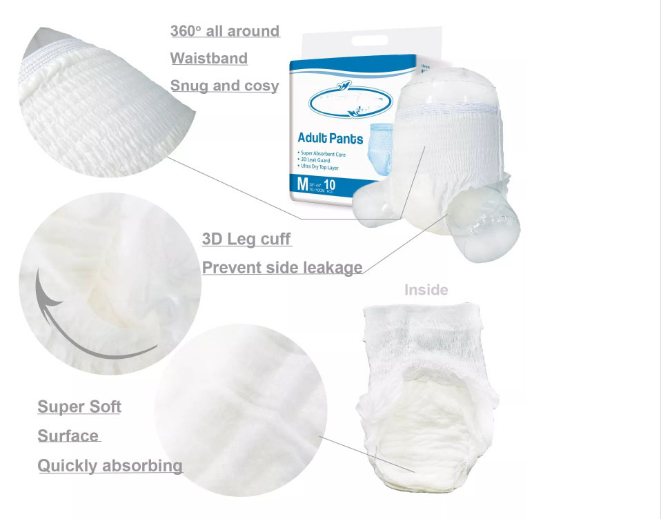 pant style adult diapers