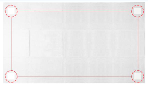 रोगियों के लिए पैड के नीचे डिस्पोजेबल