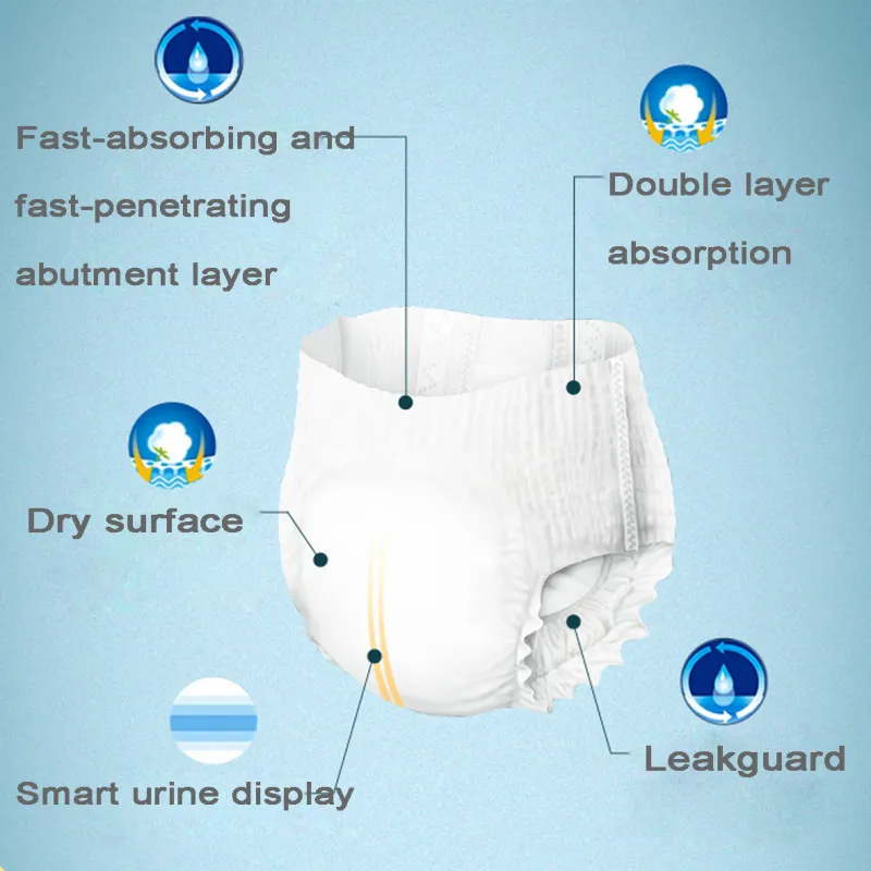 Adult Absorbent Pant Type Diaper Underwear