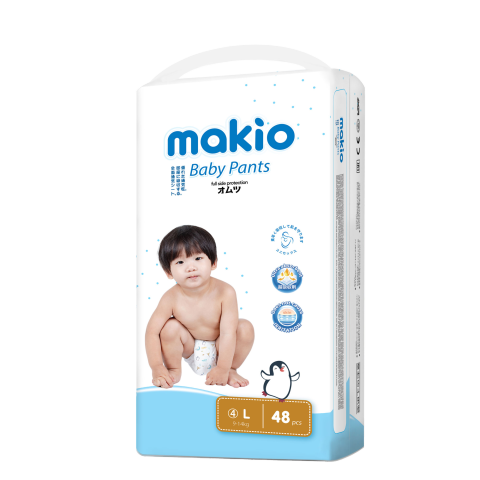 Disposable baby pull up diaper for babies