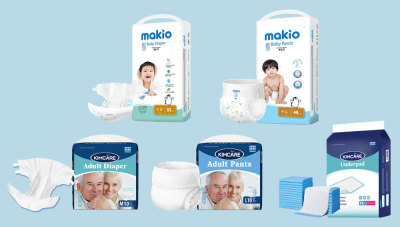 Xili Hygiene recherche des distributeurs dignes de confiance pour les couches pour bébés MAKIO et les produits de soins pour adultes KIMCARE