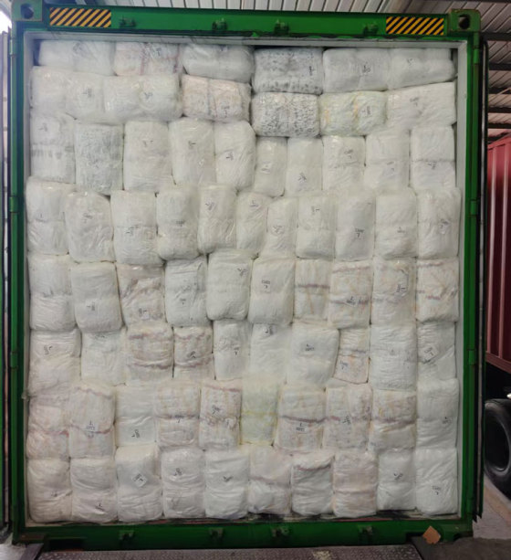 Cheap B Grade Disposable Baby Diaper Export to Haiti