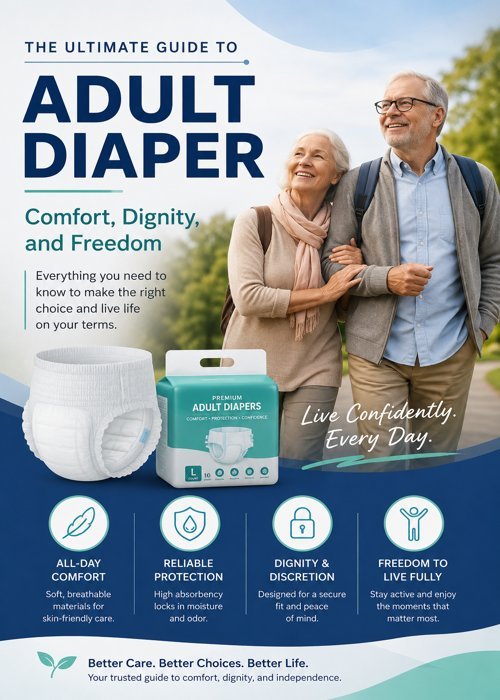 La guía definitiva para pañales para adultos: comodidad, dignidad y libertad.