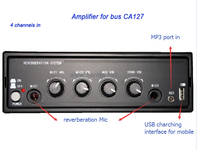 DC24V Bus Audio Amplifier