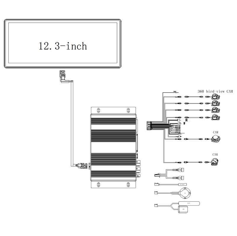 12.3 inch Central Control Player