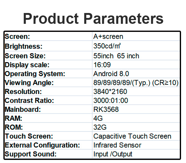 touch screen advertising display