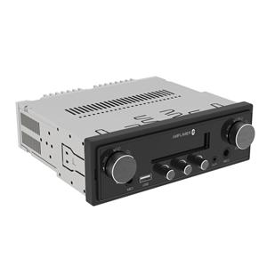 Lettore amplificatore per auto DIN singolo con ingresso MIC AUX In