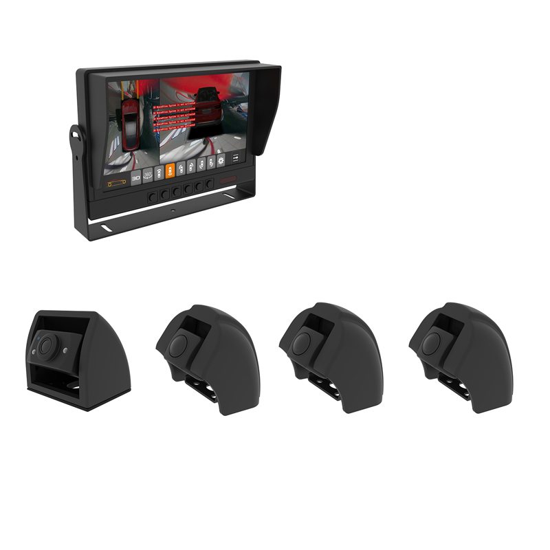 Monitor Android Auto Carplay de 9 inch pentru camion/excavator cu cameră 360
