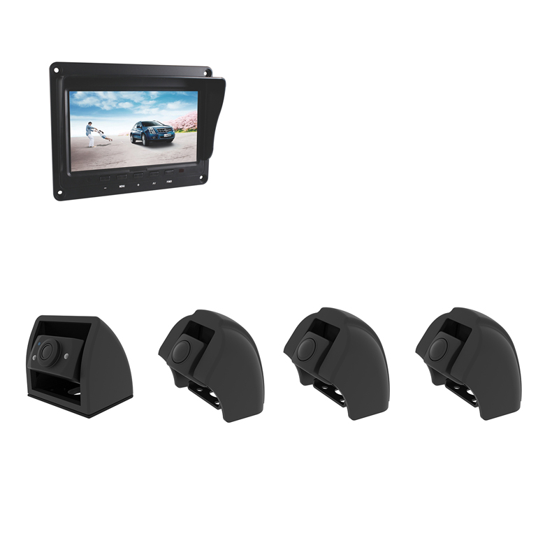 Monitor pentru camion/excavator de 7 inch + sistem de vizualizare surround 360