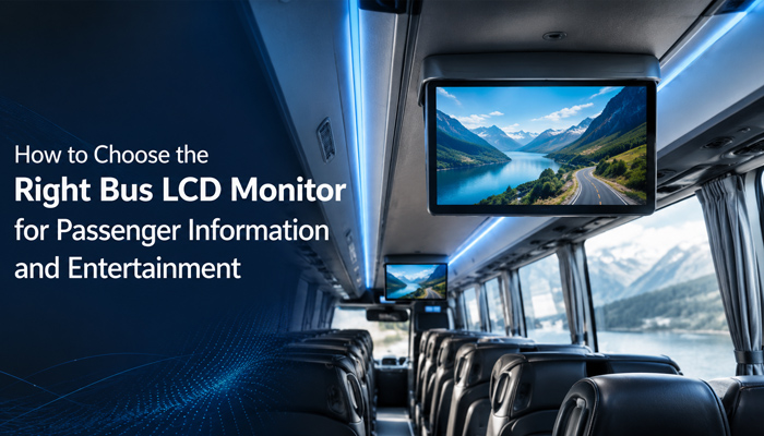 How to Choose the Right Bus LCD Monitor for Passenger Information and Entertainment