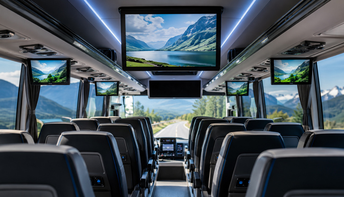 How Bus LCD Monitor Systems Improve Passenger Information and Onboard Media