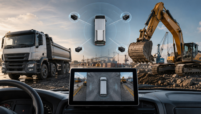 Why a 360 Surround View System Is Essential for Trucks and Excavators