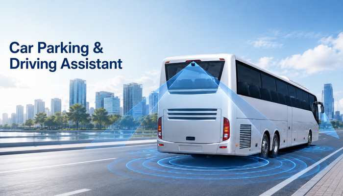 How Car Parking and Driving Assistant Systems Improve Safety for Buses and Commercial Vehicles