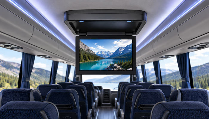 Why Motorized Flip Down Monitors Are Ideal for Modern Coaches
