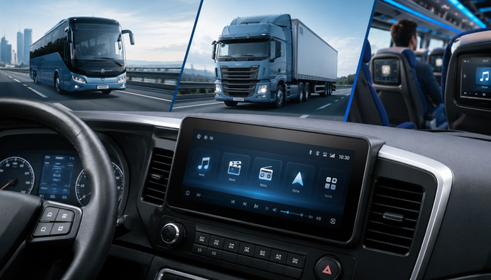 The Role of Vehicle Media Players in Smart Commercial Vehicle Solutions