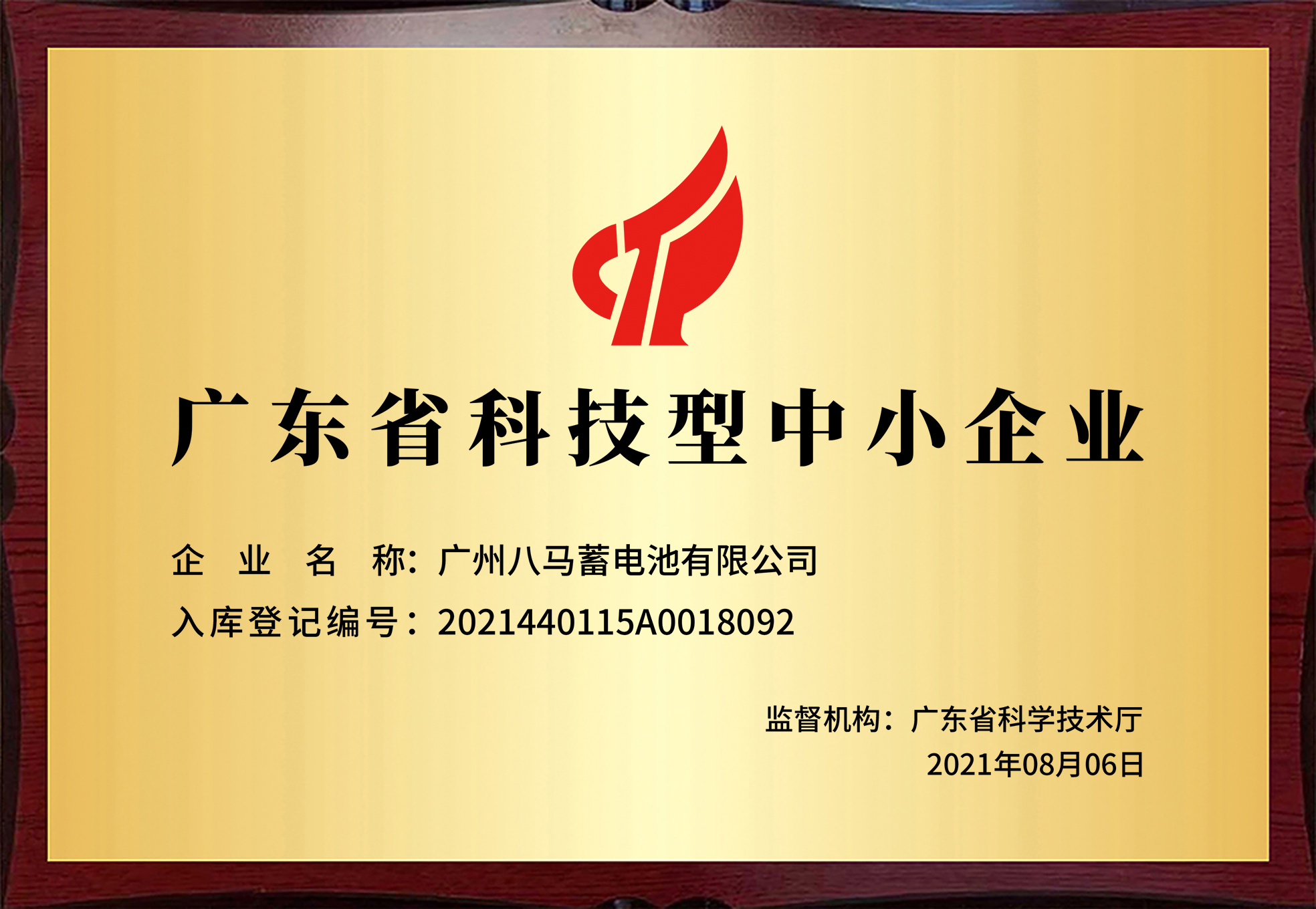 Certificate of China Technology Enterprises