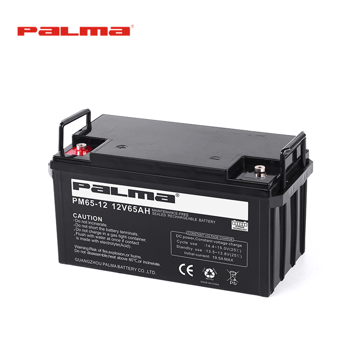 Batterie solaire rechargeable de secours UPS 12V65AH SLA