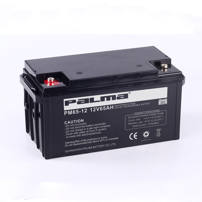 12V65AH wiederaufladbare SLA Backup-USV-Solarbatterie