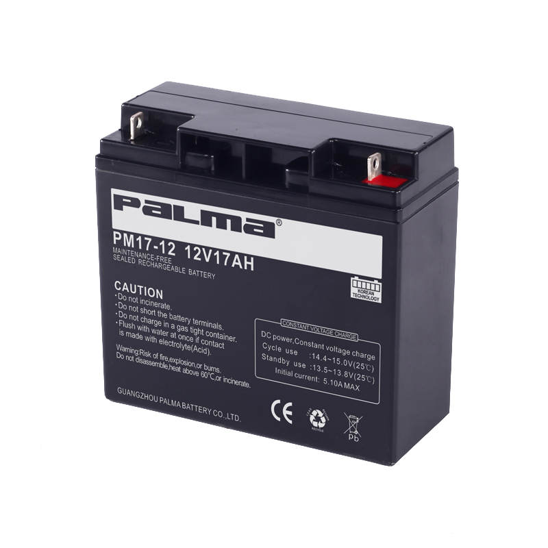 Baterai UPS Penyimpanan Tersegel Isi Ulang 12v17ah