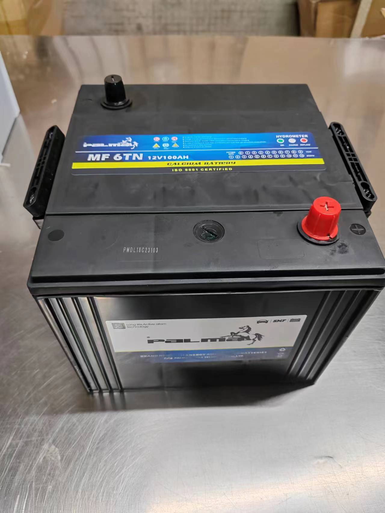 6TN100 সিল করা লিড অ্যাসিড 12v 100ah গাড়ির ব্যাটারি ট্যাঙ্ক স্কোয়ার ব্যাটারি