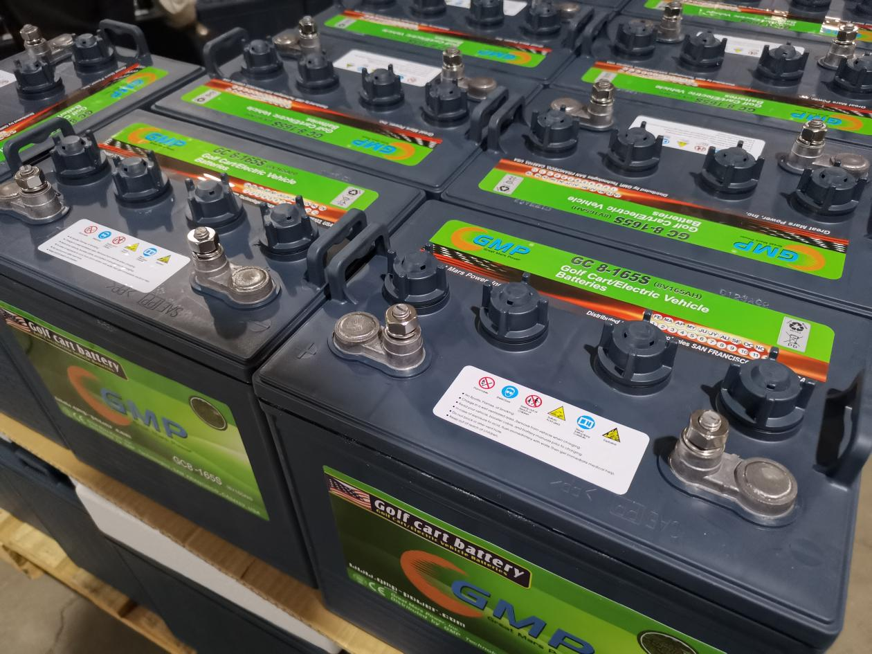 Golf cart batteries