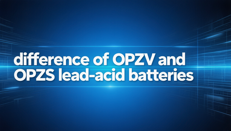 The main difference OF OPZV and OPZS lead-acid batteries. The main difference OF OPZV and OPZS lead-acid batteries.