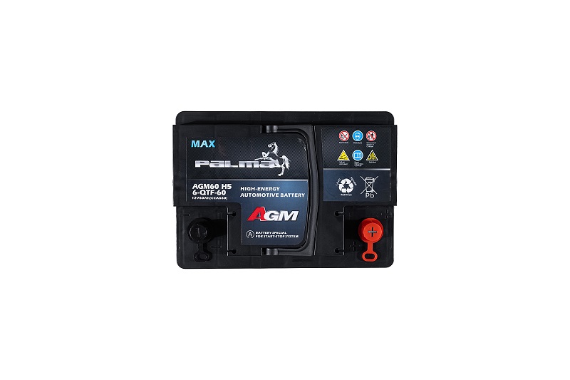 AGM 60 Maintenance Free H5 L2 Starting Automotive Battery 12v 60ah Start Stop Car Battery CCA 600