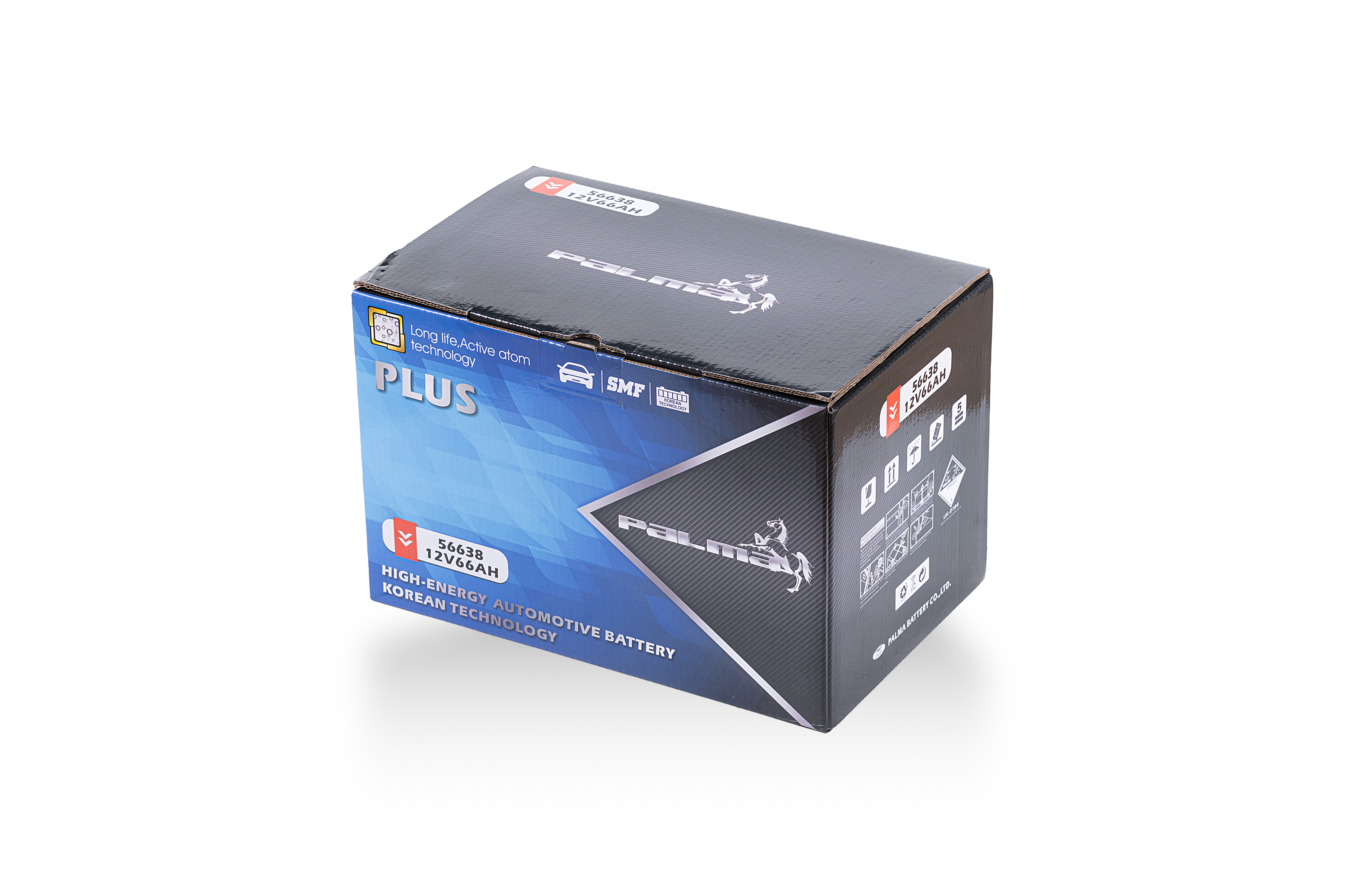 Palma New Best-selling DIN 12V 63Ah 56638 Starting Sealed Maintenance Free Automotive Battery with 12 Months Warranty