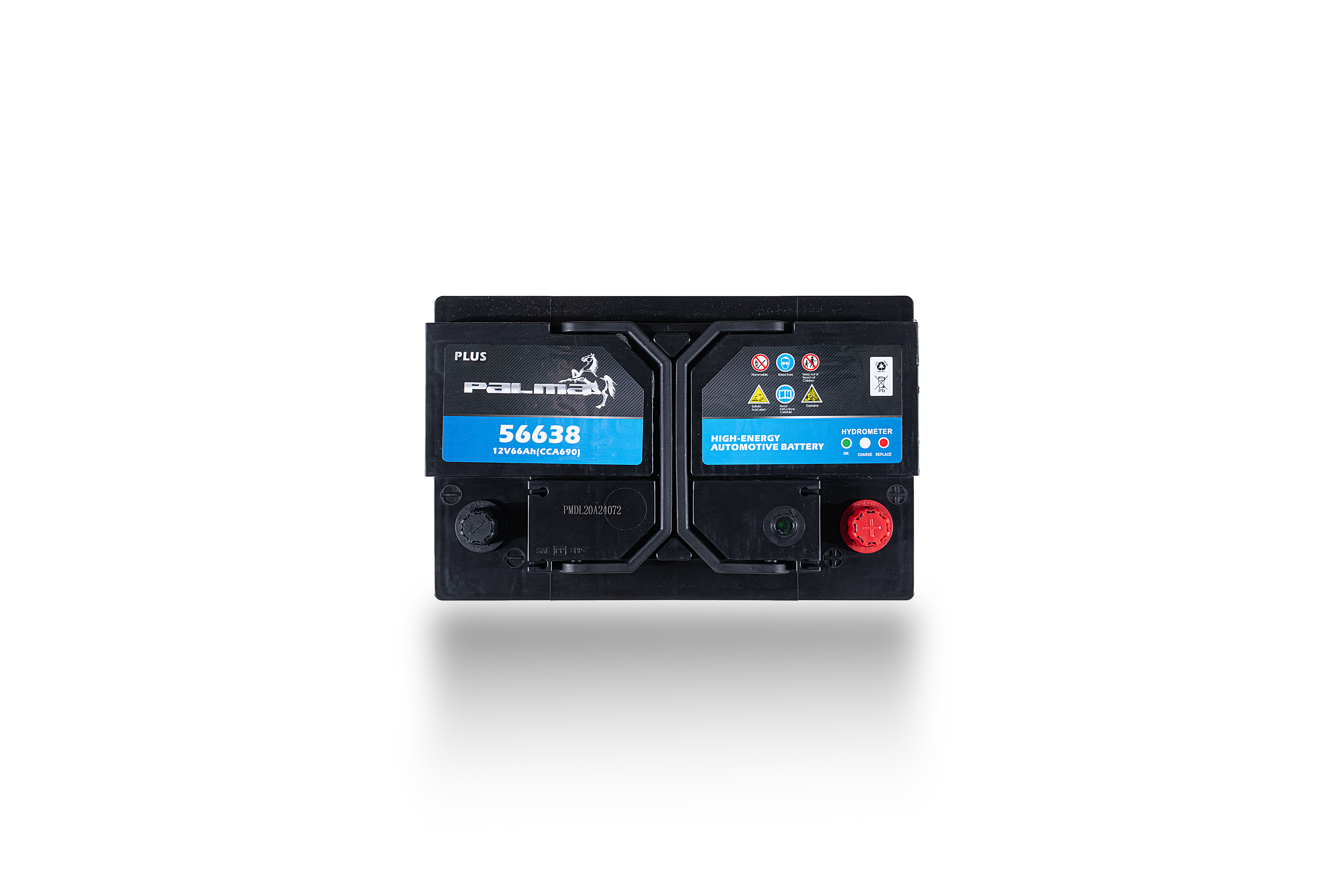 Palma New Best-selling DIN 12V 63Ah 56638 Starting Sealed Maintenance Free Automotive Battery with 12 Months Warranty