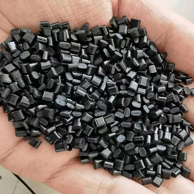 Black Low Br HIPS Recycled Plastic Granules ROHS