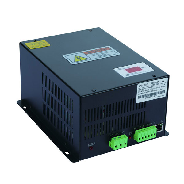 Блок питания черного цвета AC220V 60W для трубки СО2