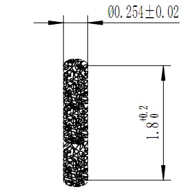 Φ0.25 мм Fuzz Button 80-010