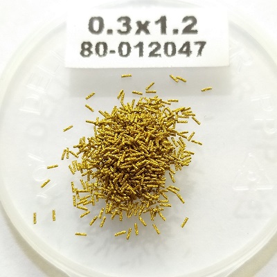 Φ0.30x1.2mm 80-012047 Floss Pin i.e. موصلات Fuzz Button / CPW / ميكروستريبعمودي ، نوع Micro-nano ، تردد فائق