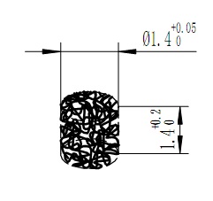 High current Fuzz Button