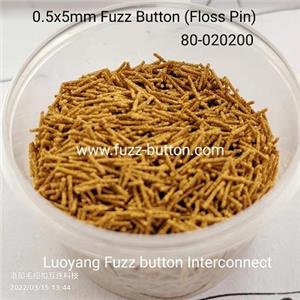 Φ0.508x5.0mm Floss Pin i.e. Fuzz Button 80-020200 Steckverbinder /CPW/Microstrip Vertikale Verbindung