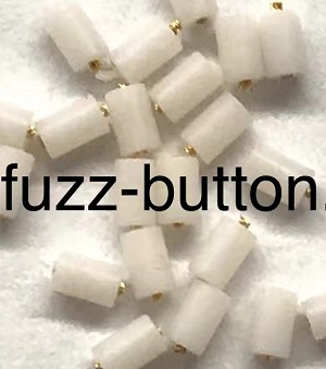 Φ1.26x2.0mm Fuzz Button RF Insulators,50 Ω,DC-65GHz,solderless,PCB Compression replace Glass-Bead/glass insulator