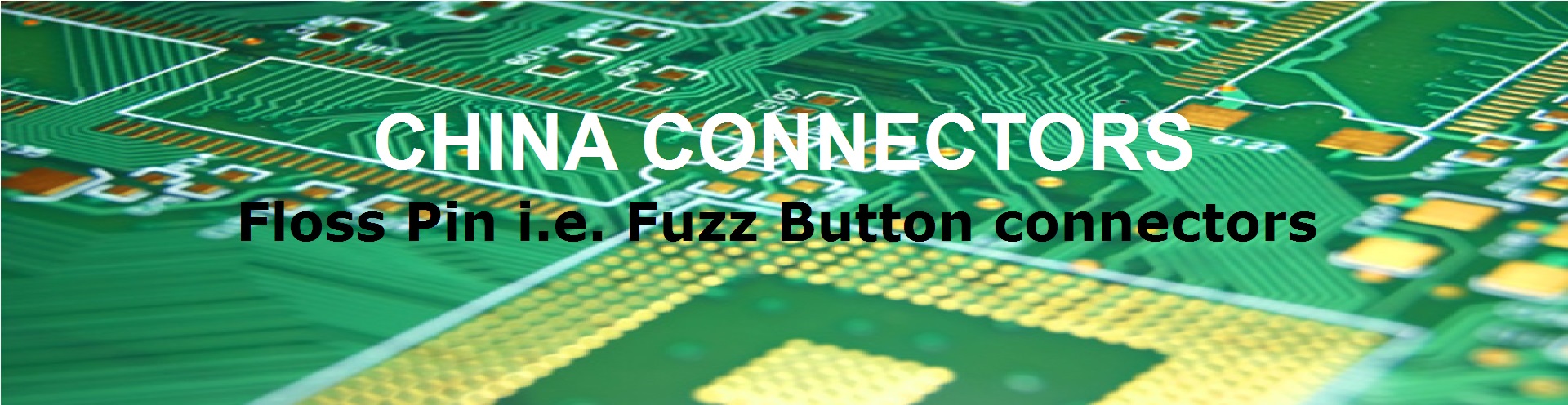 Floss Pin i.e. Fuzz Button コネクタ