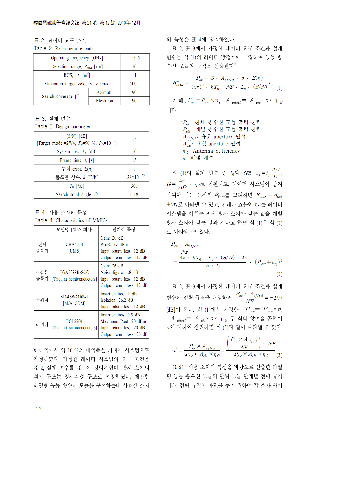 Tile Type T/R Module