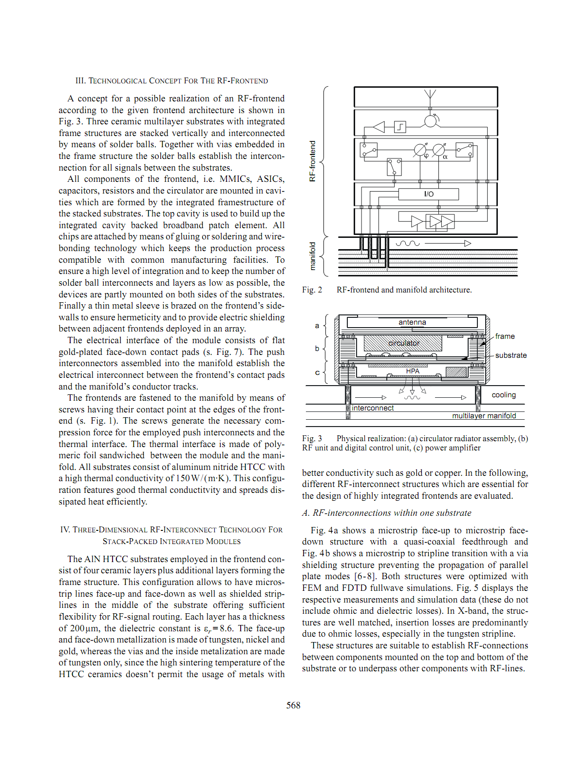 phased array radar module