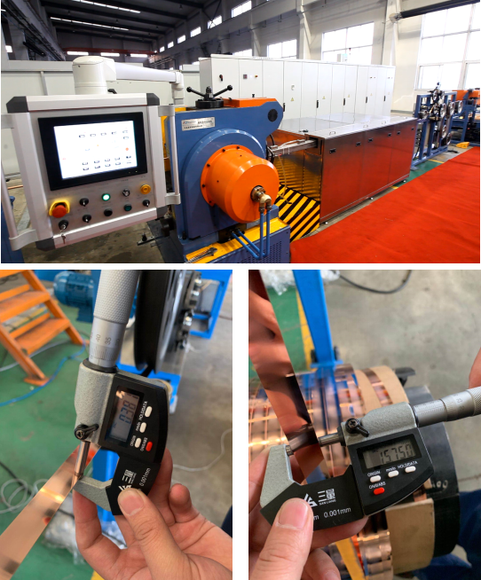 हमारी कंपनी ने संयुक्त राज्य अमेरिका में कॉपर वेल्ड कंपनी के लिए पतली तांबे की पट्टियों के लिए निरंतर एक्सट्रूज़न उपकरण का एक पूरा सेट सफलतापूर्वक विकसित किया है