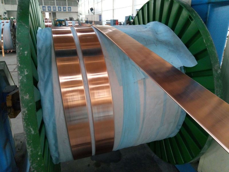 Ligne de production d'extrusion continue pour barre omnibus en cuivre
