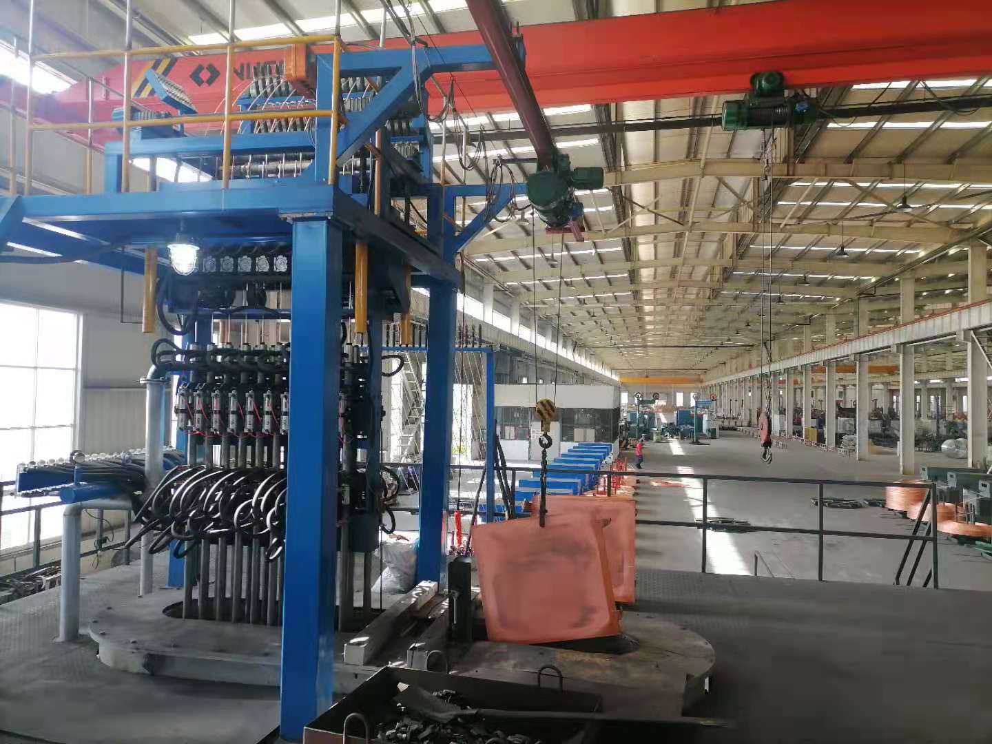 Copper Scrap Upcast machine
