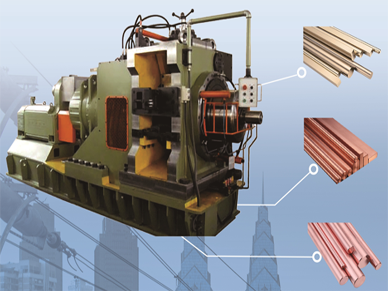 Machine d'extrusion continue TLJ350 pour barres et tiges en cuivre