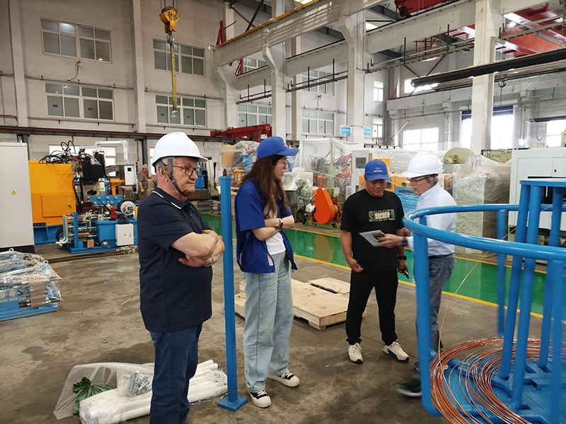 Customer Visiting From Italy and Iran