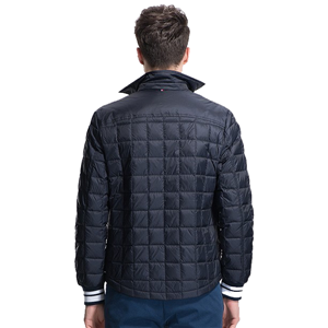 Men's winter ultra light packable puffer quilted down jacket